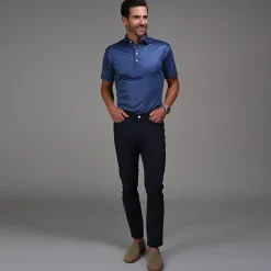 CEO Chino Five Pocket Cotton Stretch Pants-Collars & Co Sale