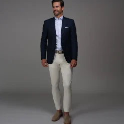 CEO Chino Five Pocket Cotton Stretch Pants-Collars & Co Clearance