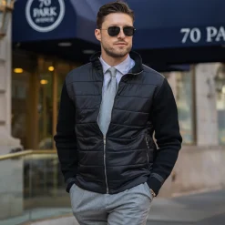 Jackson Knit Puffer Jacket-Collars & Co Clearance