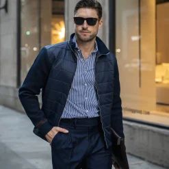 Jackson Knit Puffer Jacket-Collars & Co Sale