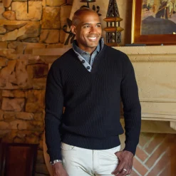 Kennebunkport Cotton Sweater-Collars & Co Outlet