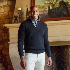 Kennebunkport Cotton Sweater-Collars & Co Outlet