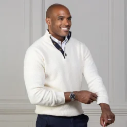 Kennebunkport Cotton Sweater-Collars & Co Outlet