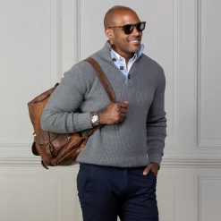 Kennebunkport Cotton Sweater-Collars & Co Hot