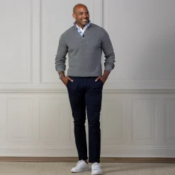Kennebunkport Cotton Sweater-Collars & Co Hot