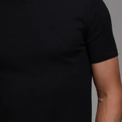 Lucca Luxury Touch Cotton and Silk T-Shirt-Collars & Co Hot