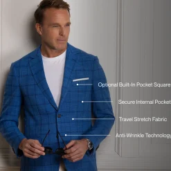 Maverick Travel Blazer-Collars & Co Hot