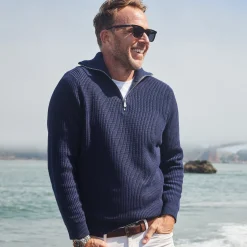 Pacific Quarter Zip Sweater-Collars & Co Best
