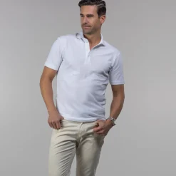 Portofino Piqué Cotton Polo-Collars & Co New