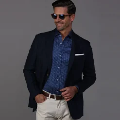 Quattro Flex Dress Shirt with Semi-Spread Collar Polo-Collars & Co Hot