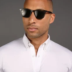 Quattro Flex Dress Shirt with Button Down Collar-Collars & Co