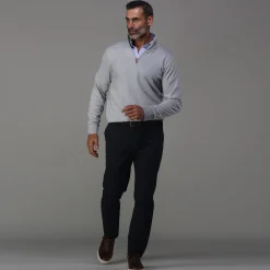 Quattro Flex Dress Shirt with Semi-Spread Collar-Collars & Co New