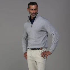 Quattro Flex Dress Shirt with Semi-Spread Collar-Collars & Co Hot