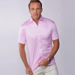 Quattro Flex Short Sleeve Button Down-Collars & Co Online