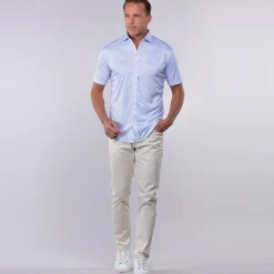 Quattro Flex Short Sleeve Button Down-Collars & Co Hot