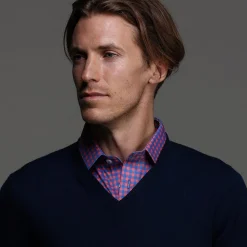 Semi-Spread Collar Polo-Collars & Co Clearance