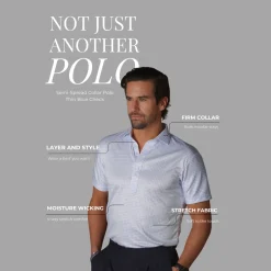 Semi-Spread Collar Polo-Collars & Co Outlet