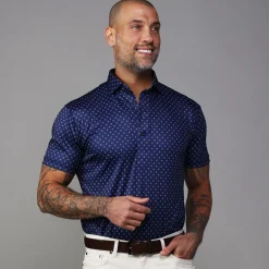 Semi-Spread Collar Polo-Collars & Co Sale
