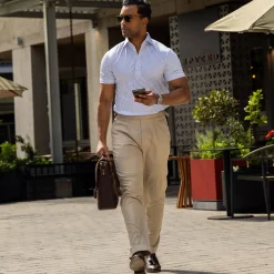 Semi-Spread Collar Polo-Collars & Co Outlet