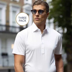 Semi-Spread Collar Polo Bundle-Collars & Co New