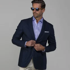 The Lorenzo Linen & Cotton Blazer-Collars & Co
