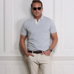 The Maranello Contrast Collar Polo - Tailored Fit-Collars & Co New