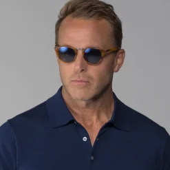 The Maranello Cotton & Silk Three Button Polo - Tailored Fit-Collars & Co Outlet