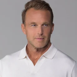 The Maranello Cotton & Silk Buttonless Polo - Tailored Fit-Collars & Co Hot
