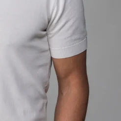 The Maranello Cotton & Silk Buttonless Polo - Tailored Fit-Collars & Co Hot