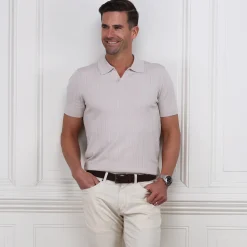 The Maranello Vintage Stripe Polo - Tailored Fit-Collars & Co Best
