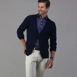 The Milano Deconstructed Knit Swazer - Merino Blend Sweater Blazer-Collars & Co New