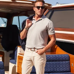 Toscano Cotton & Linen Polo-Collars & Co Hot