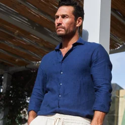 Toscano Linen Shirt-Collars & Co
