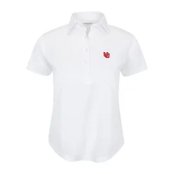 Utah Women's Cap Sleeve Semi Spread Polo-Collars & Co Clearance