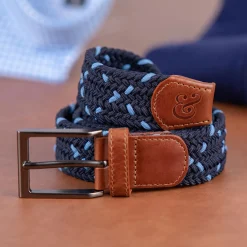 Woven Stretch Belt-Collars & Co Sale